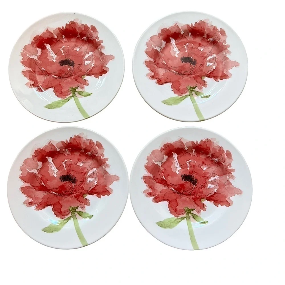 4 Royal Stafford RED POPPY 8 1/2